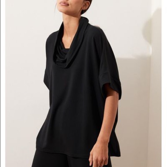 TAN Banana Republic knit cowl neck poncho - Picture 1 of 3